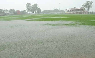 Albert Park was flooded Sunday, casting doubts whether the Gympie Gold cricket side will be able to play there this weekend. Albert Park was flooded Sunday, casting doubts whether the Gympie Gold cricket side will be able to play there this weekend.